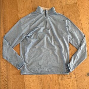 Peter Millar Crown Crafted Half Zip Blue Small